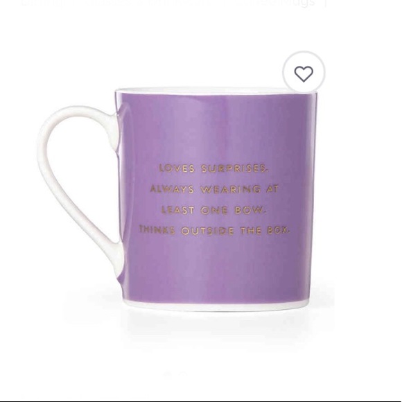 KATE SPADE THOUGHTFUL The Things We Love Mugs - Picture 2 of 10